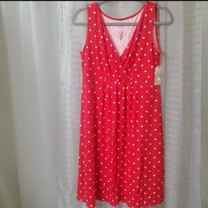 Red summer dress